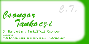 csongor tankoczi business card